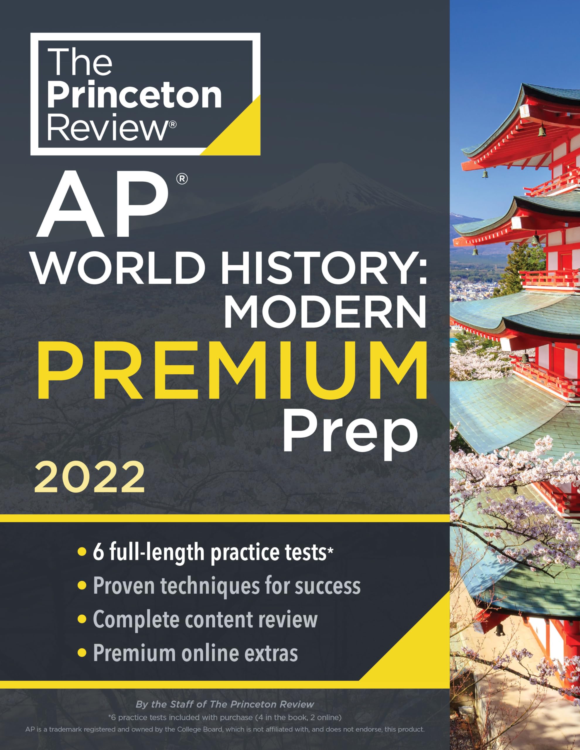 Buy Princeton Review AP World History: Modern Premium Prep, 2022: 6 Practice Tests + Complete Content Review + Strategies & Techniques (2022) — BookShops.in