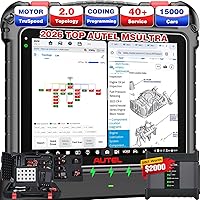 Vista 1 de Autel Escáner MaxiSYS Ultra, Herramienta de escaneo inteligente MSUltra Top 2026, Motor TruSpeed, Topología 2.0, [$2000] 5in1 VCMI, funciones J2534