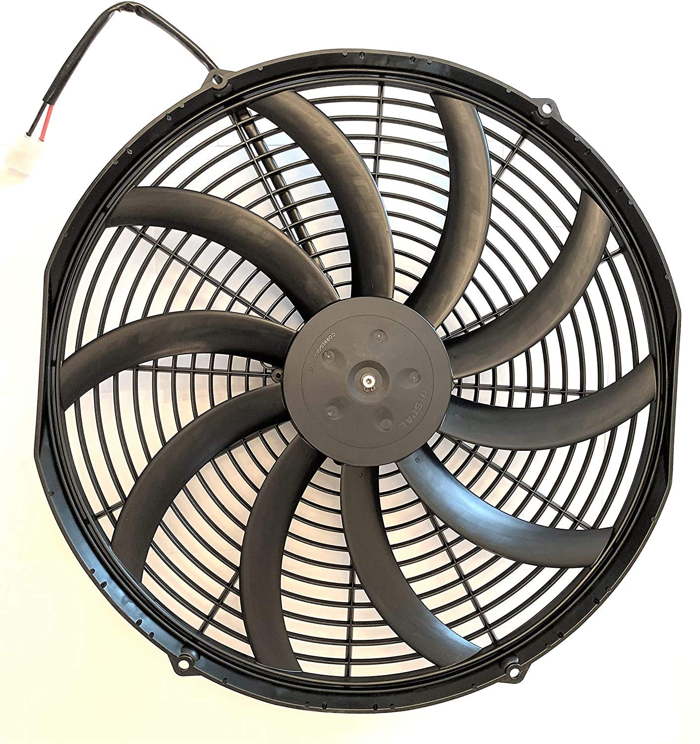 Buy SPAL 30102049 16" Puller Fan 12 VOLT High Performance Curved Blade