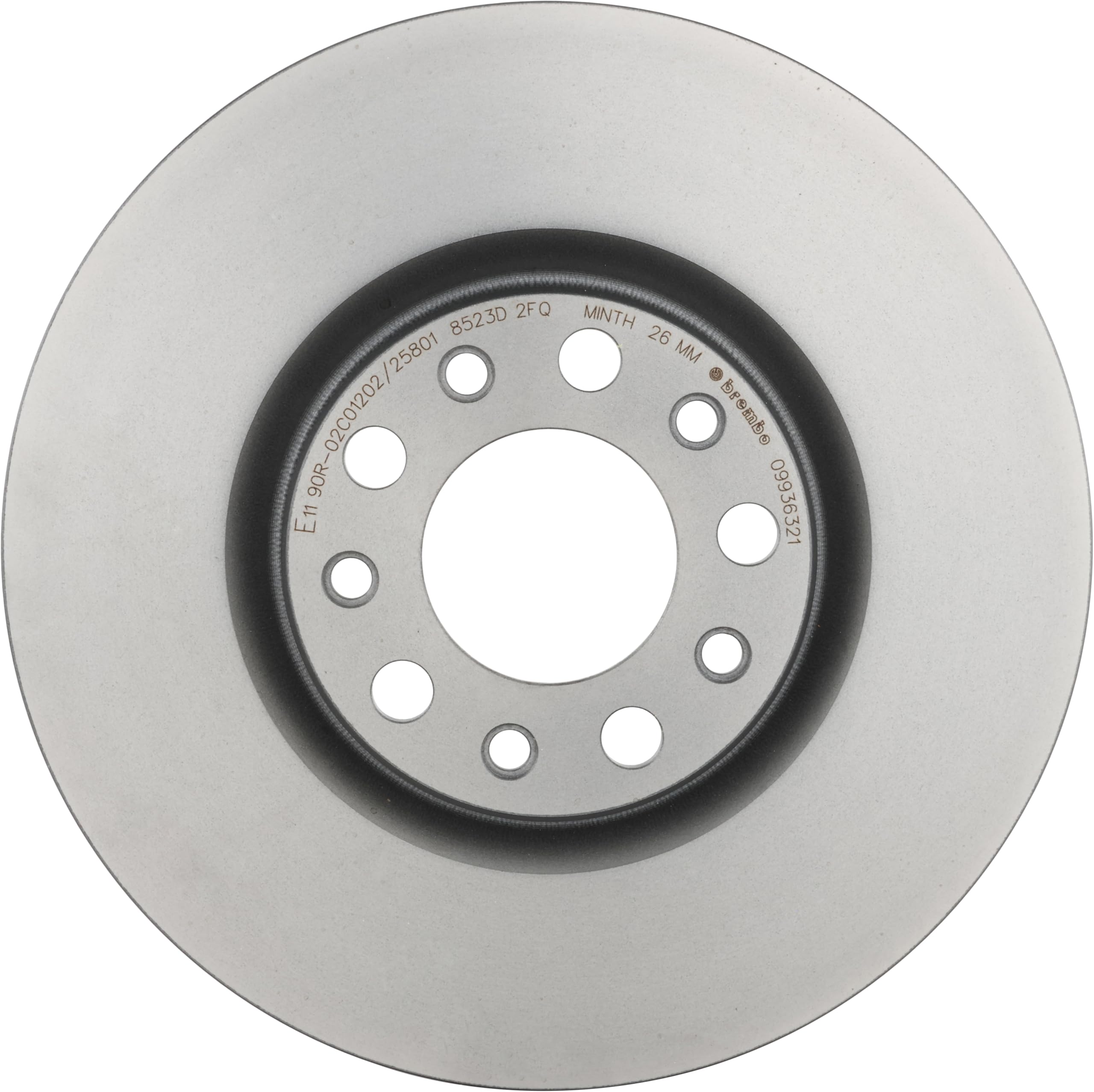 Brembo 09.9363.21 - Disco Freno con Verniciatura UV (Set di 2) - Anteriore