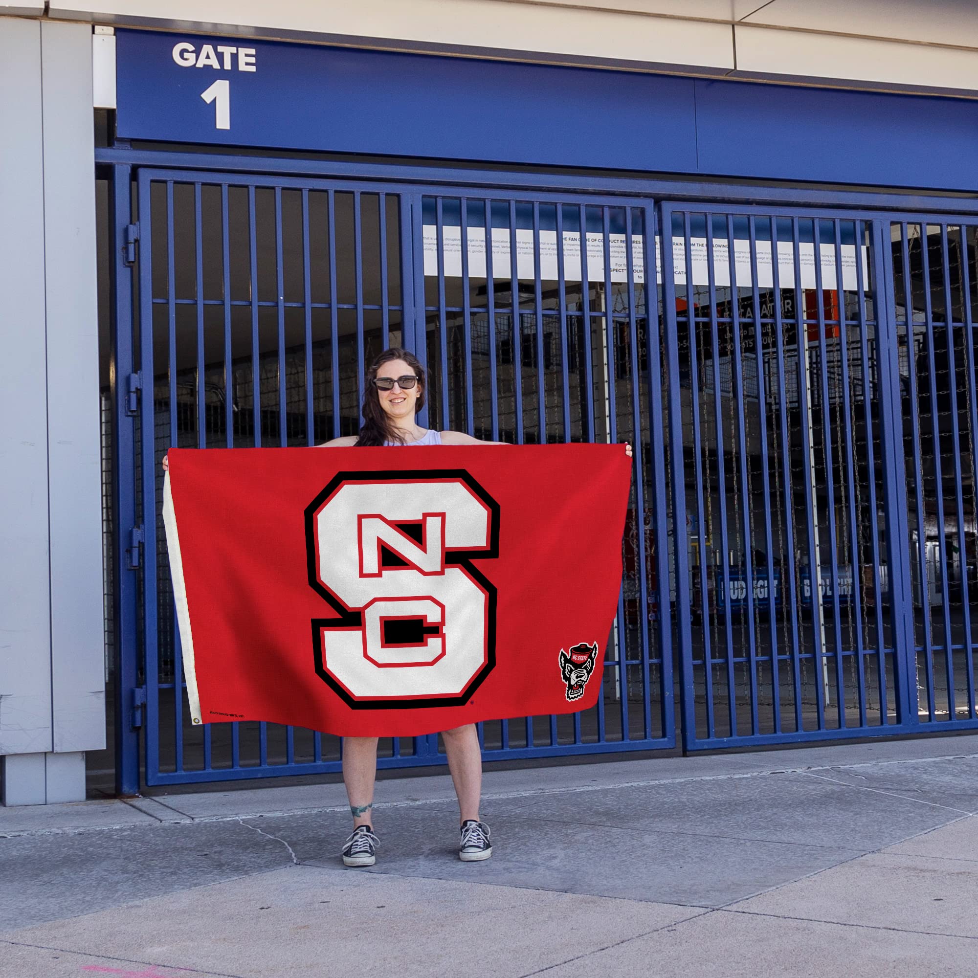 North Carolina State Wolfpack Flag – 3x5 Feet, Single-Sided, Durable Outdoor & Indoor Flag - View #7