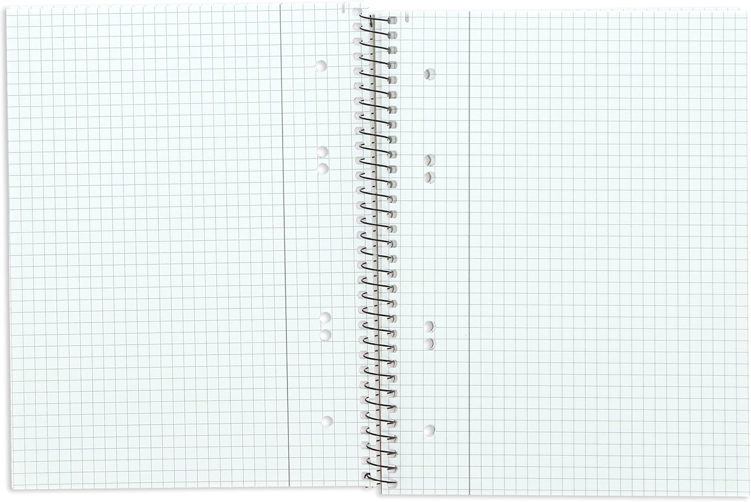 Landré College Notepad A5 Squared Margin Left, 80 Sheets, Punched (Pack of 5)