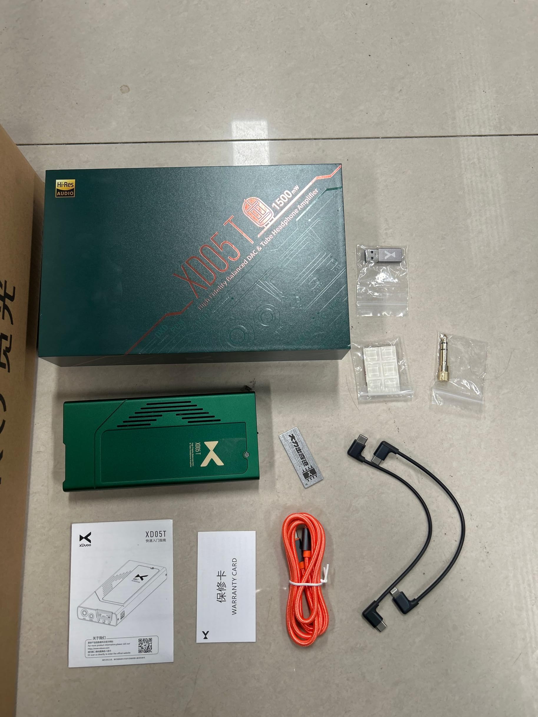 XDuoo XD-05T Amplificatore per Cuffie Valvolare di Fascia Alta per Prestazioni Audio Superiori Ideale Audiofili e Appassionati di Musica Verde