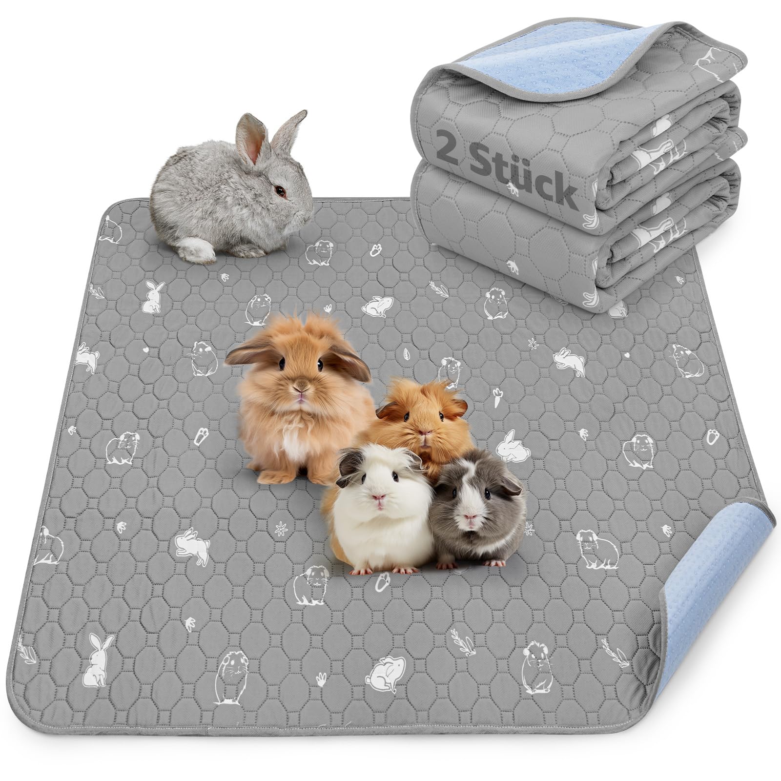 PICK FOR LIFE PIPI Pads für Meerschweinchen waschbar