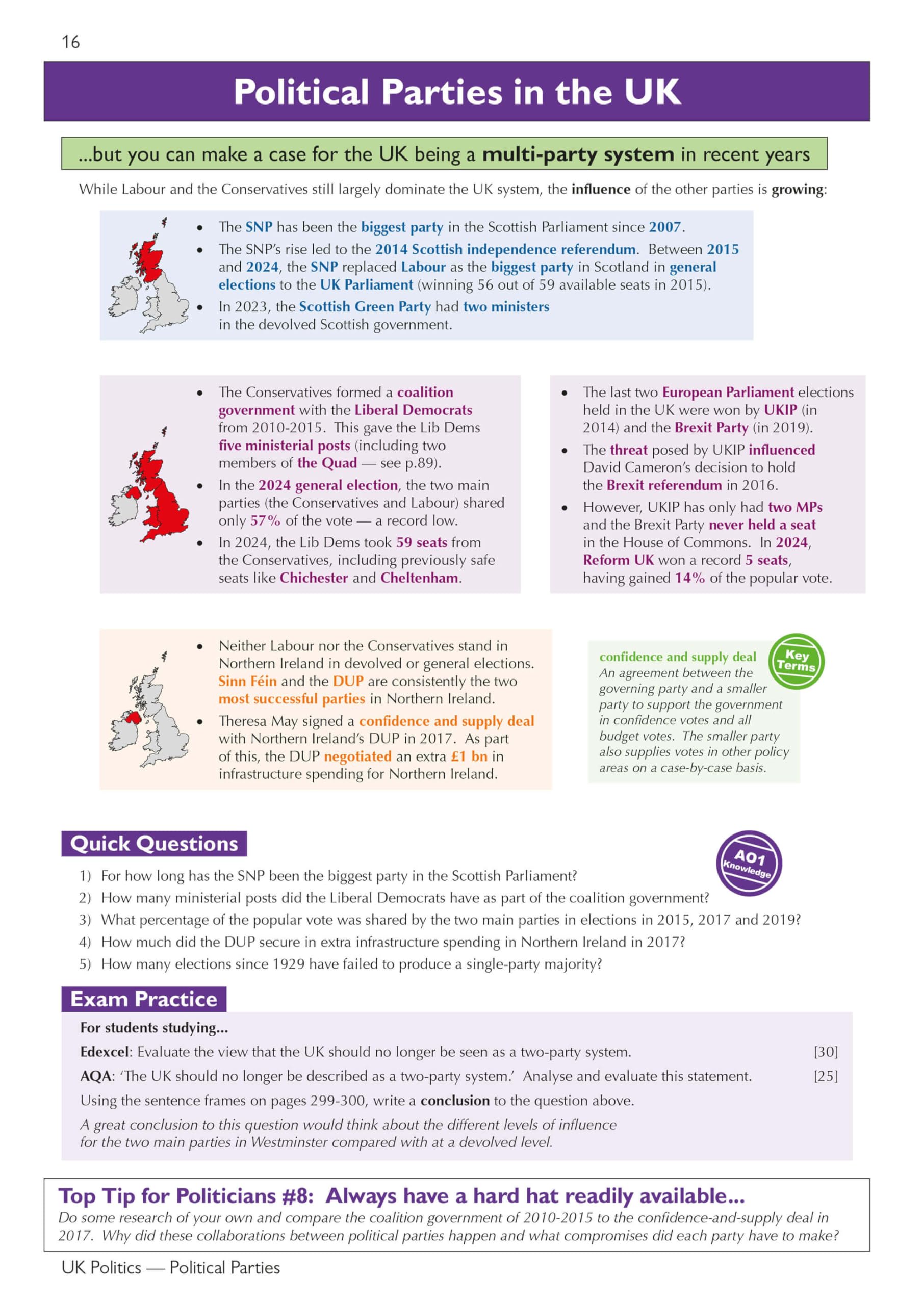 A-Level Politics: Edexcel & AQA Complete Revision & Practice (with Online Edition)