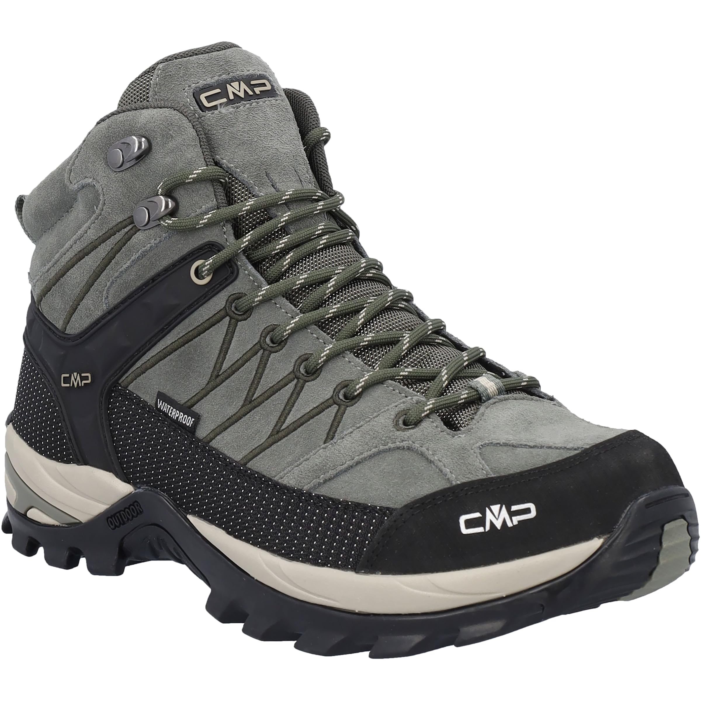 CMP Herren Rigel MID WP Schuhe, Avocado-Pine, 47