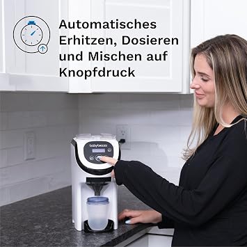 Baby Brezza Formula Pro Mini Bundle - Automatic Baby Food Milk Maker with Extra Milk Powder Funnel - Hygienic Quiet & Compact - Ideal for Home & Travel