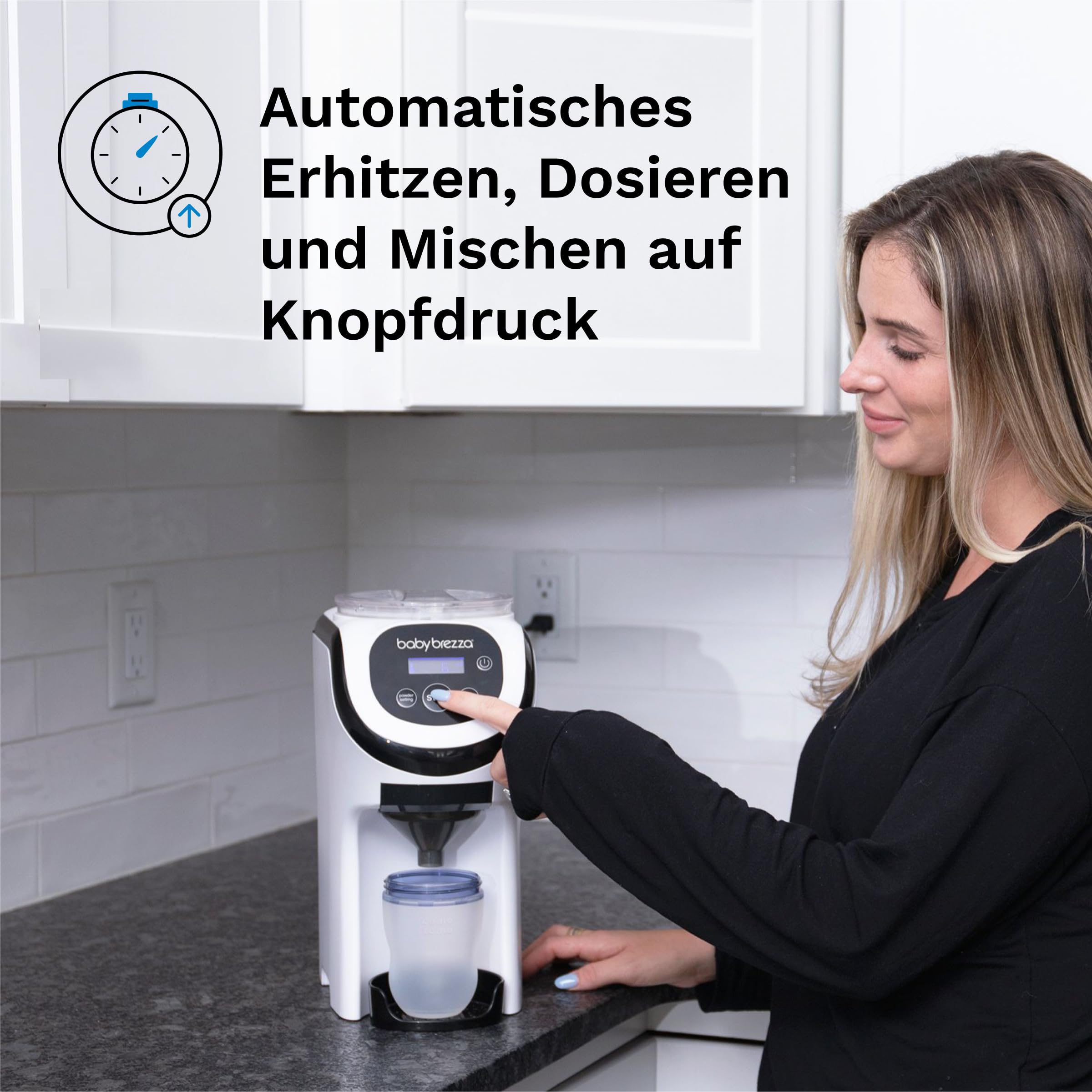 Baby Brezza Formula Pro Mini automatischer Flaschenzubereiter, weiß
