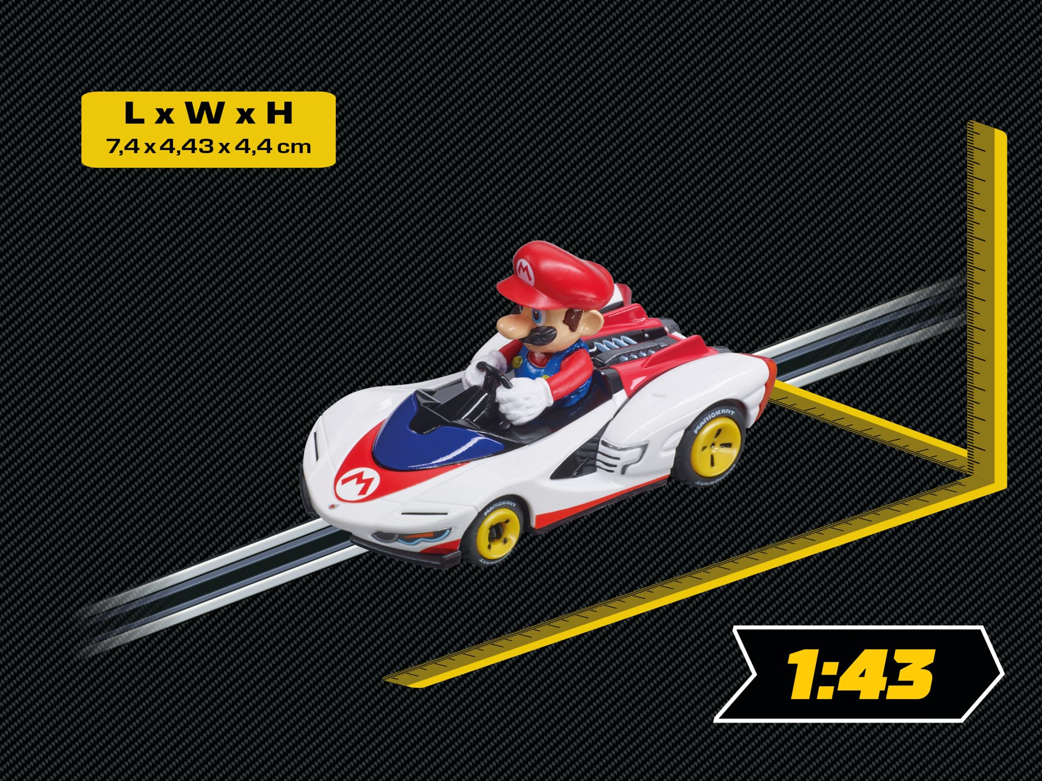 Carrera - 20064182 - Nintendo Mario Kart - P-Wing - Mario