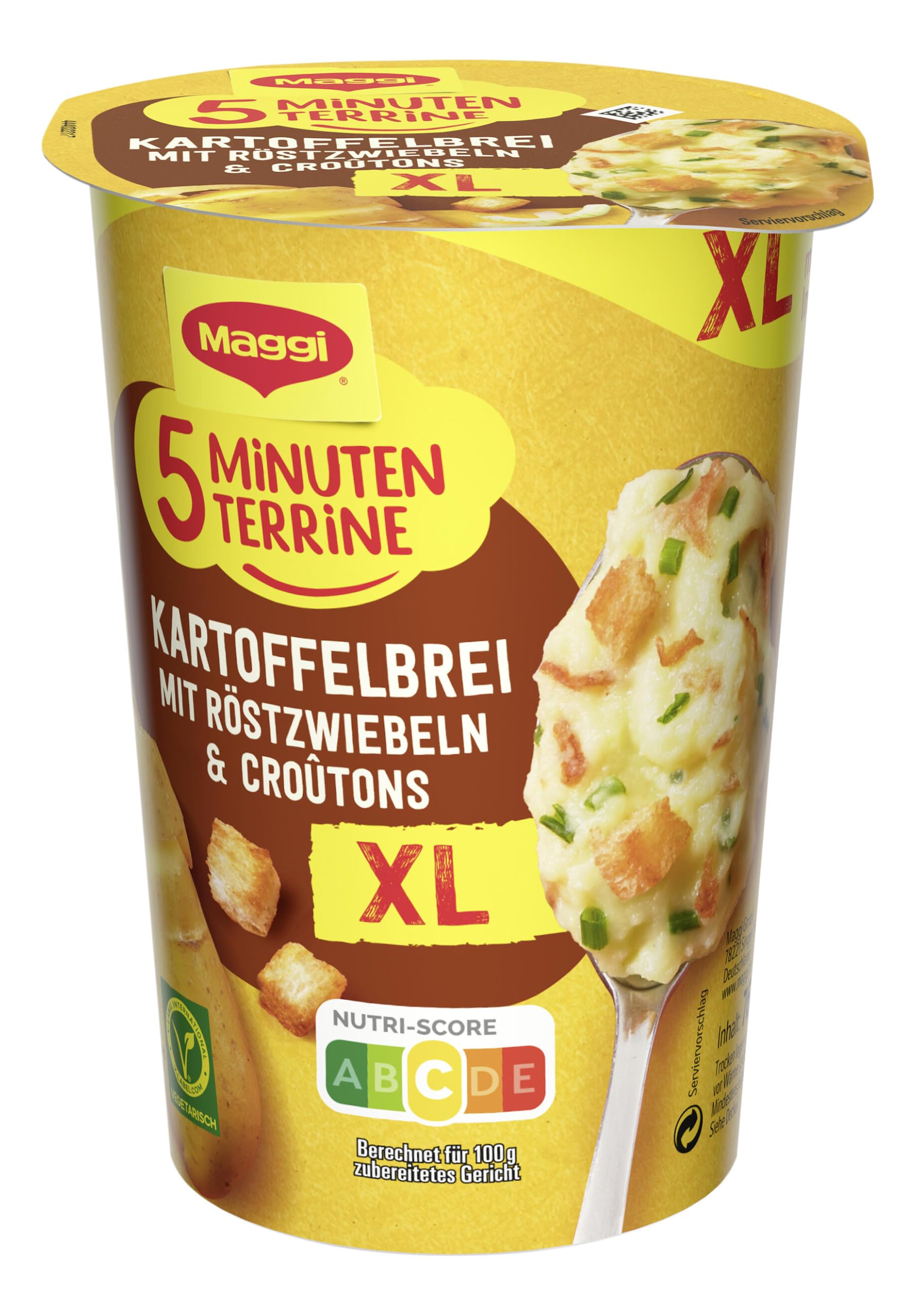 MAGGI 5 Minuten Terrine Sortimentsbox in fünf verschiedene Geschmacksrichtungen im praktischen Instant Becher 48er Pack (48 Becher)