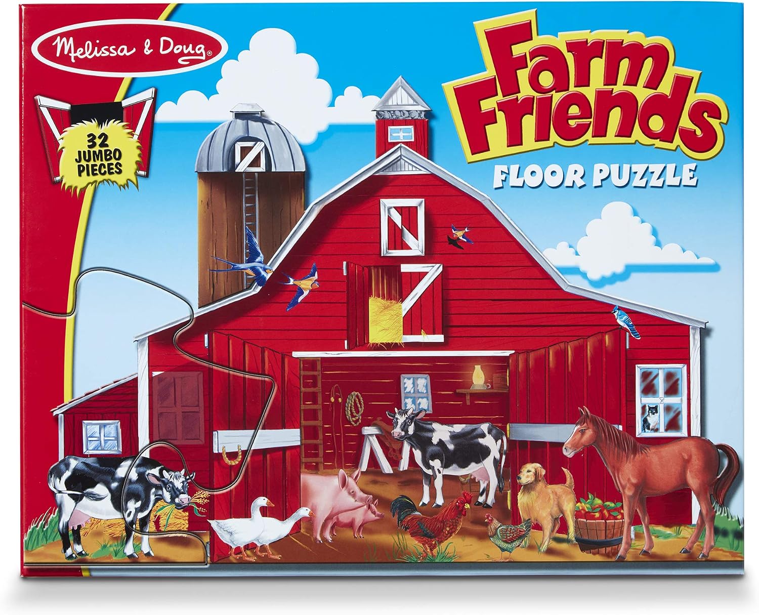 Melissa & Doug Farm Friends Floor (32 pc)