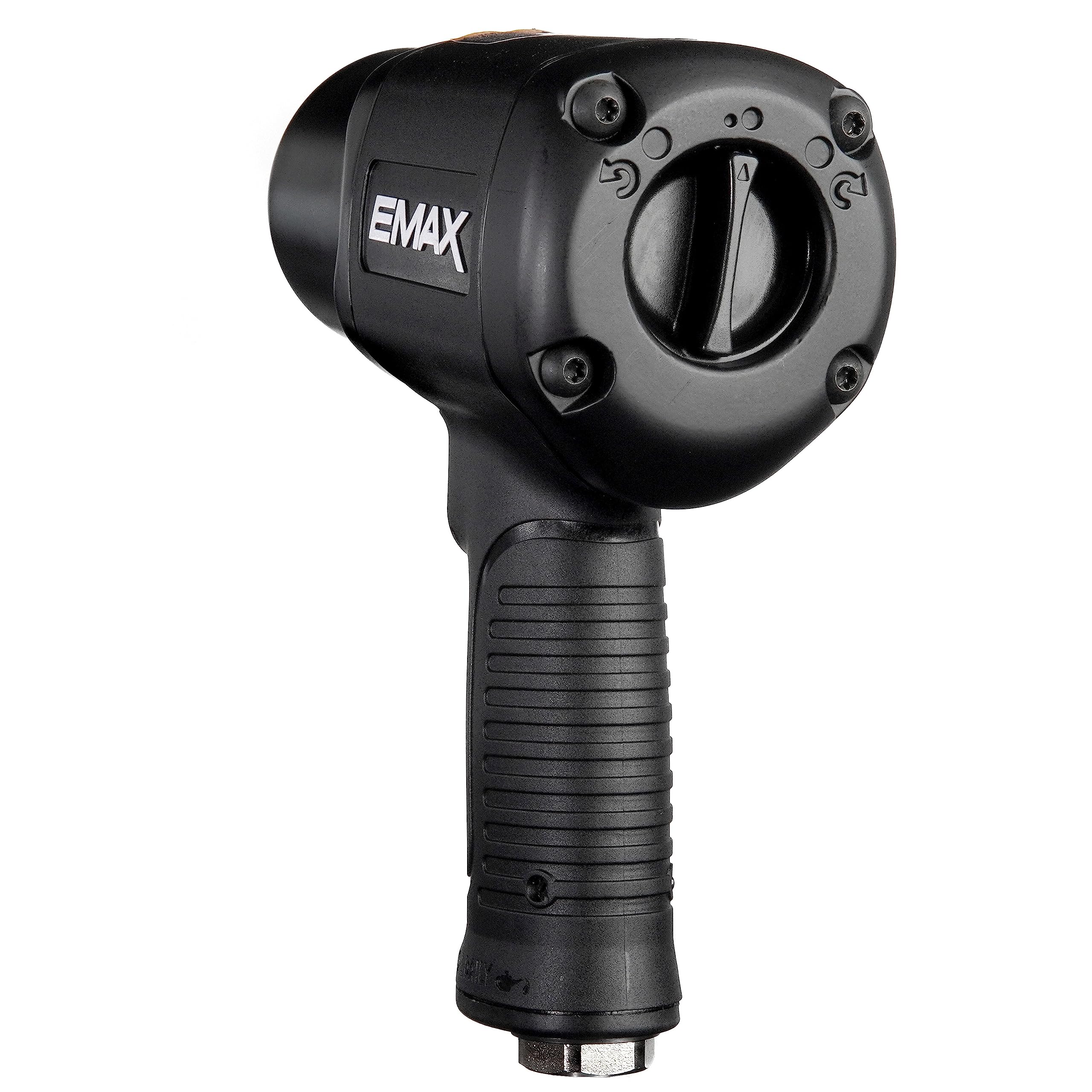 EMAX Chiave pneumatica pneumatica da 1,27 cm con coppia massima di 198,1 m e 8.500 giri/min - EATIWH5S1P