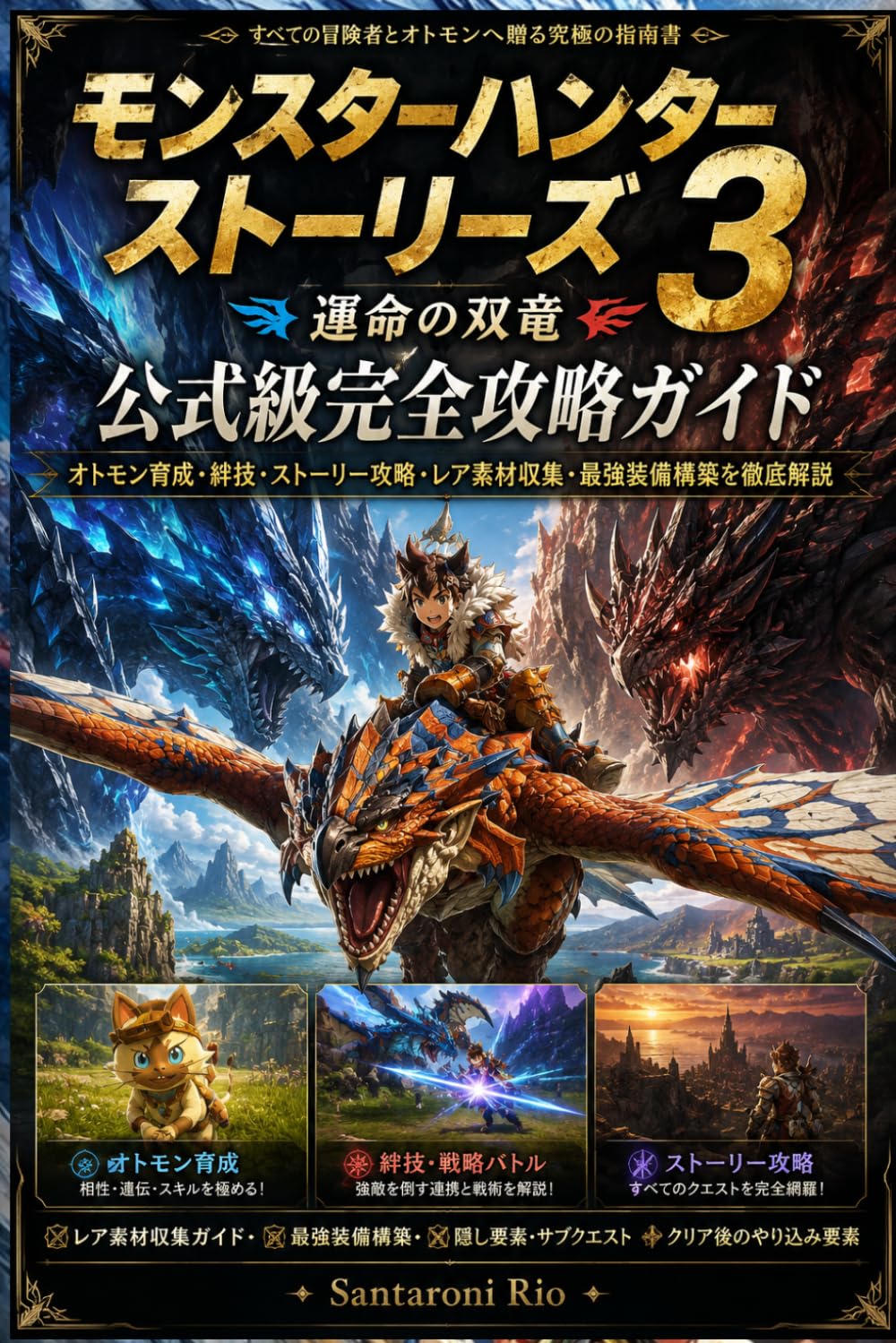 モンスターハンターストーリーズ3 運命の双竜 公式級完全攻略ガイド: オトモン育成・絆技・ストーリー攻略・レア素材収集・最強装備構築を徹底解説