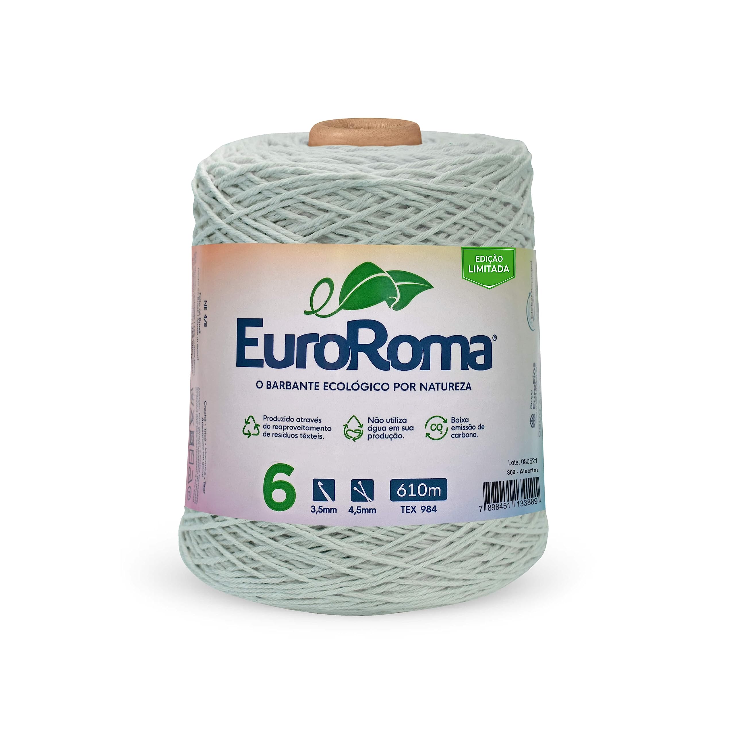 Barbante EuroRoma Nº 6-610m - 600g - Alecrim 809 : Amazon.com.br
