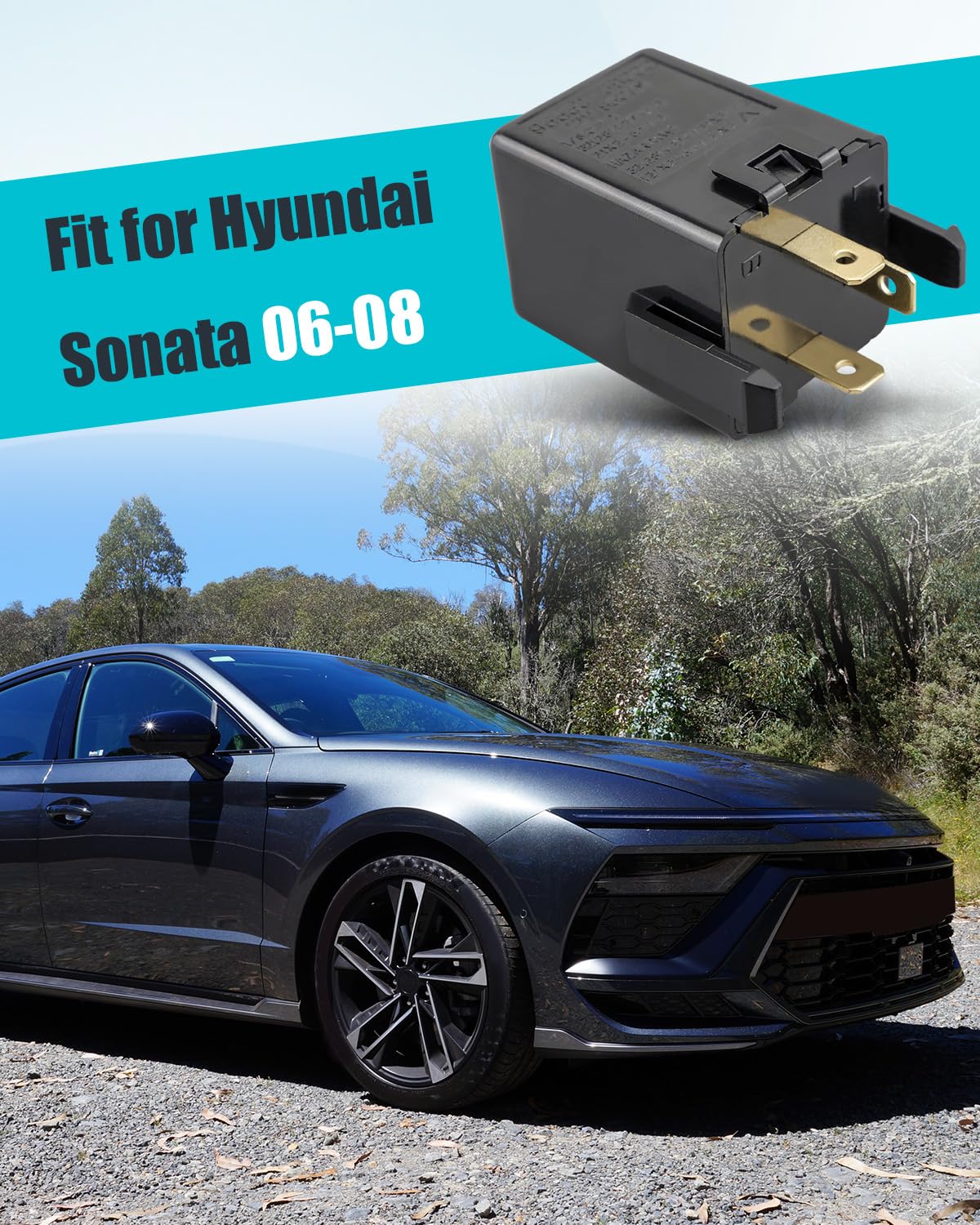 YUANTUO Flasher Module Turn Signal Fit for Hyundai Sonata 2006 2007 2008 Replace 955503K100