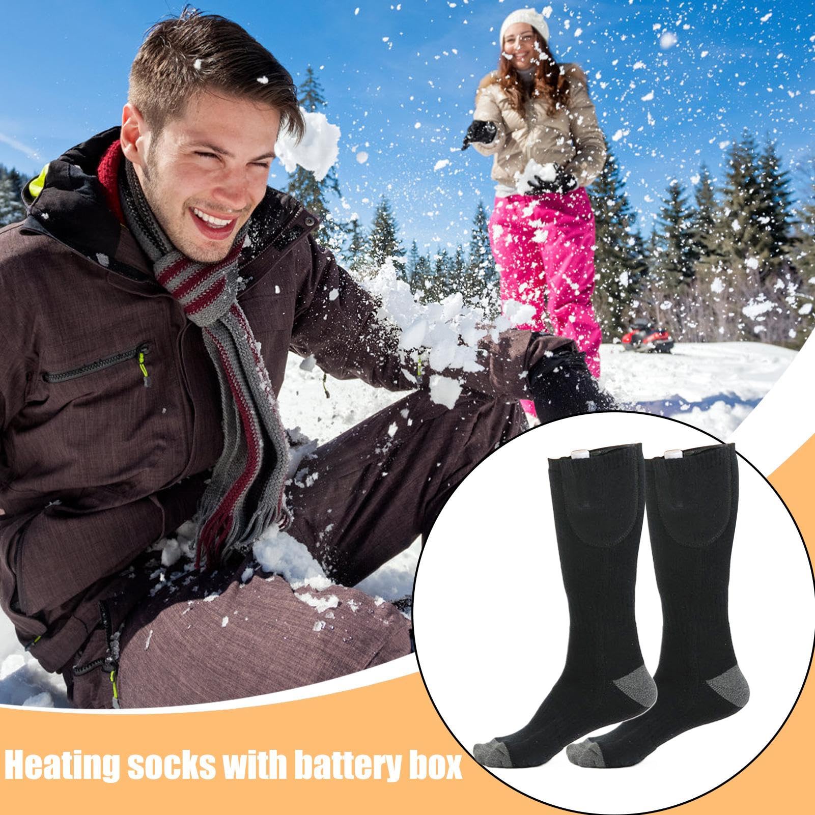 Beheizbare Socken, Sportzubehör, Fußwärmer, bequem und