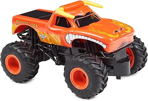 Miniatura 3 de Monster Jam, Camión monstruo con control remoto oficial El Toro Loco, escala 124, 2.4 GHz, para edades de 4 años en adelante