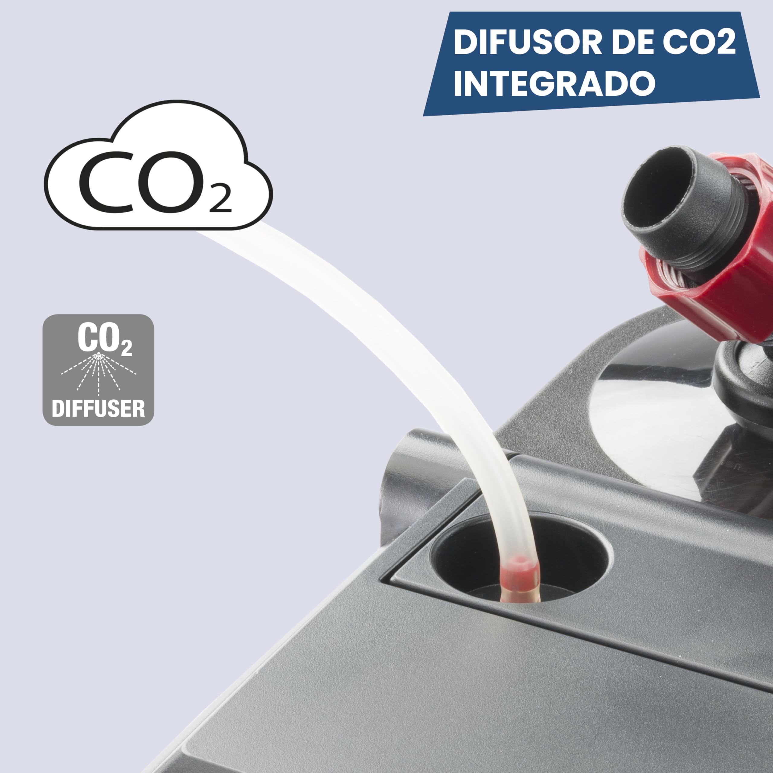 Hydor Filtro Externo Acuario Professional 2.0, Filtro para Acuario, Silencioso, Materiales Filtrantes Incluidos, Difusor Interno de CO2 Autocebante, Fácil Mantenimiento, para Acuarios de hasta 250 l