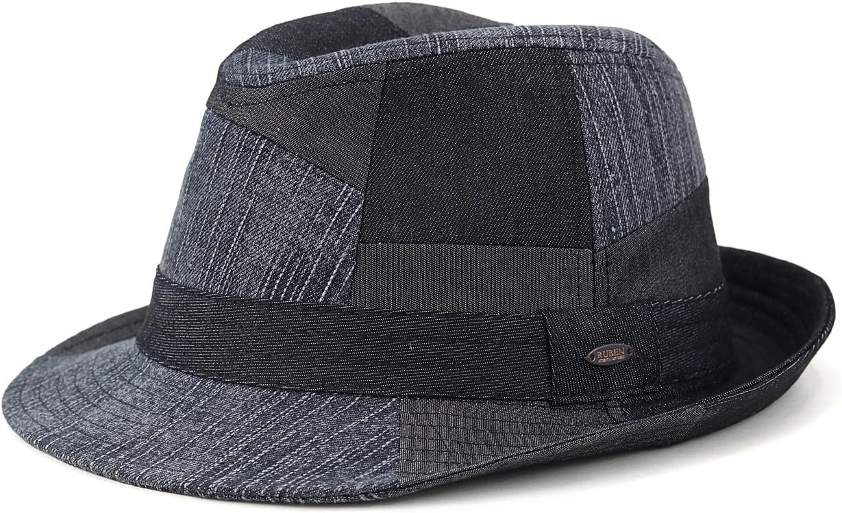Amazon | RUBEN ルーベン ルベン ハット 中折れハット デニム デニム  