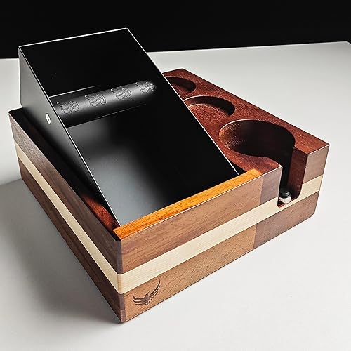 Miniatura 6 de Kit de accesorios de espresso prémium de 2.126 in para Breville  KNODOS ajustable, portafiltro sin fondo, caja de golpeo, juego de embudo de