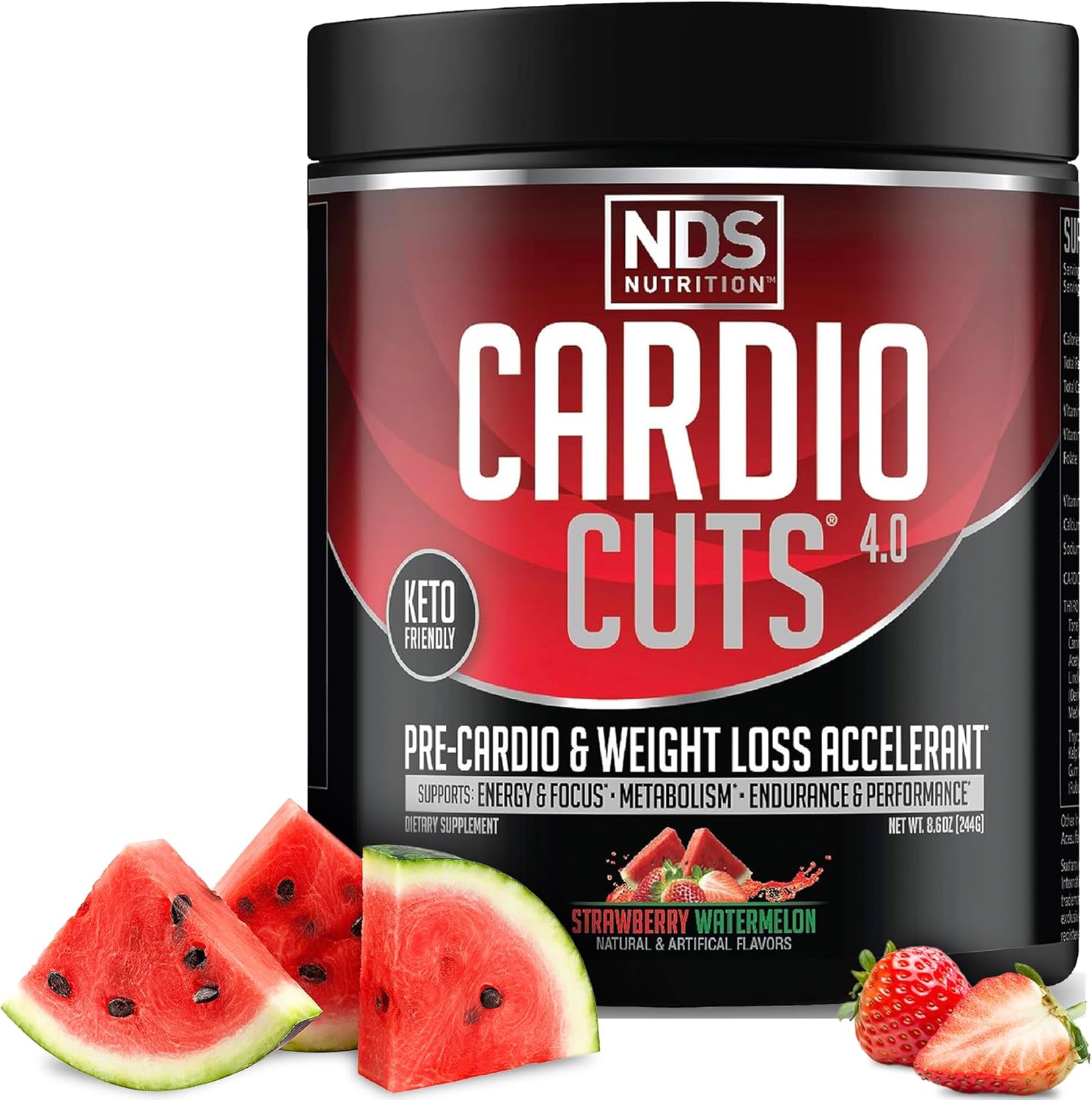NDS Nutrition Cardio Cuts 4.0 - Strawberry Watermelon 30 servings (Pack of 1)