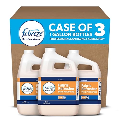 P&G Professional-33032CT Eliminador de olores a granel de Febreze, protector estático y recambio de tela penetrante profunda, aroma fresco y limpio,