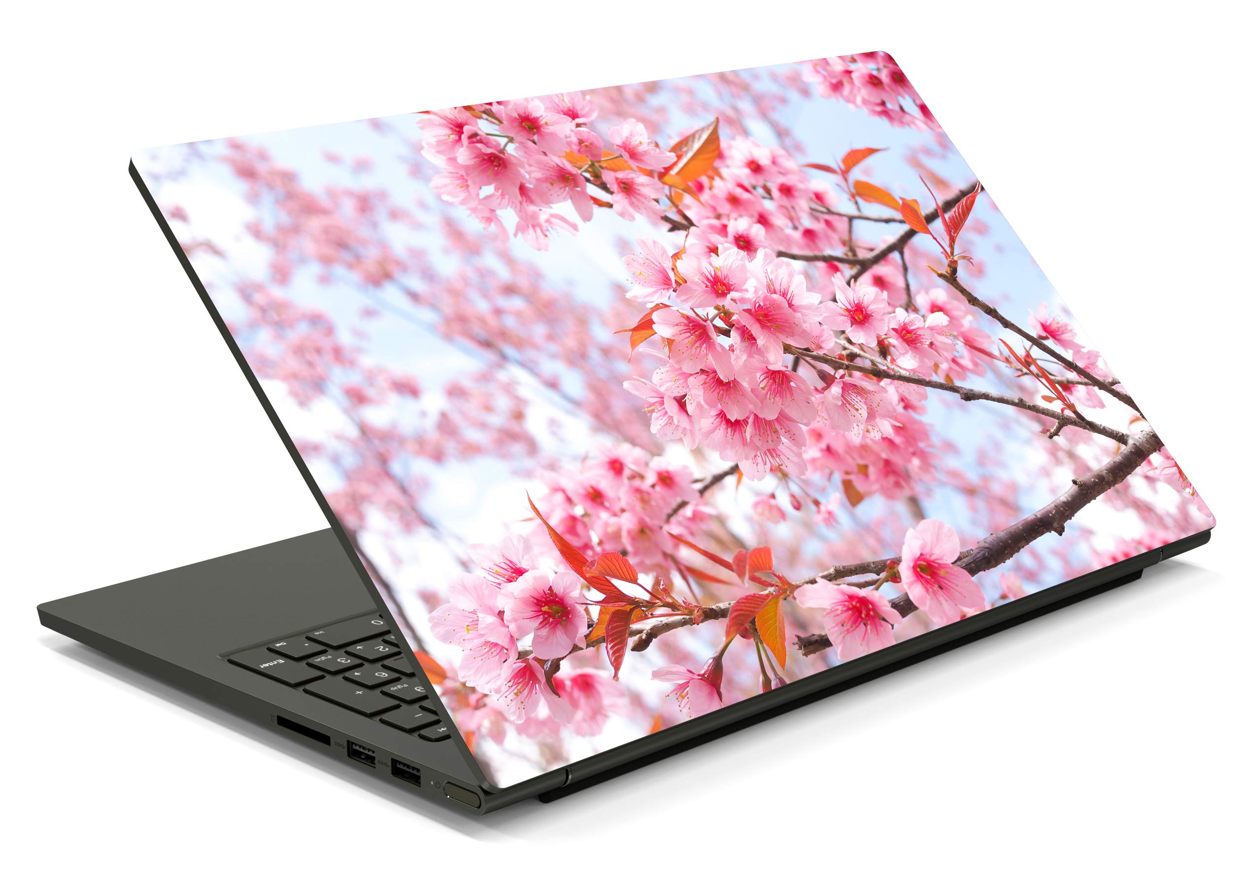 ISEE 360® Laptop Skin Cover Laminated Pink Flower Nature Stickers and Free Track pad Skin Girls Boys Kids Students Office Vinyl Printed Multicolored HD Quality Sticker 15 Inches (B08PZ36J5K) Amazon Price History, Amazon Price Tracker