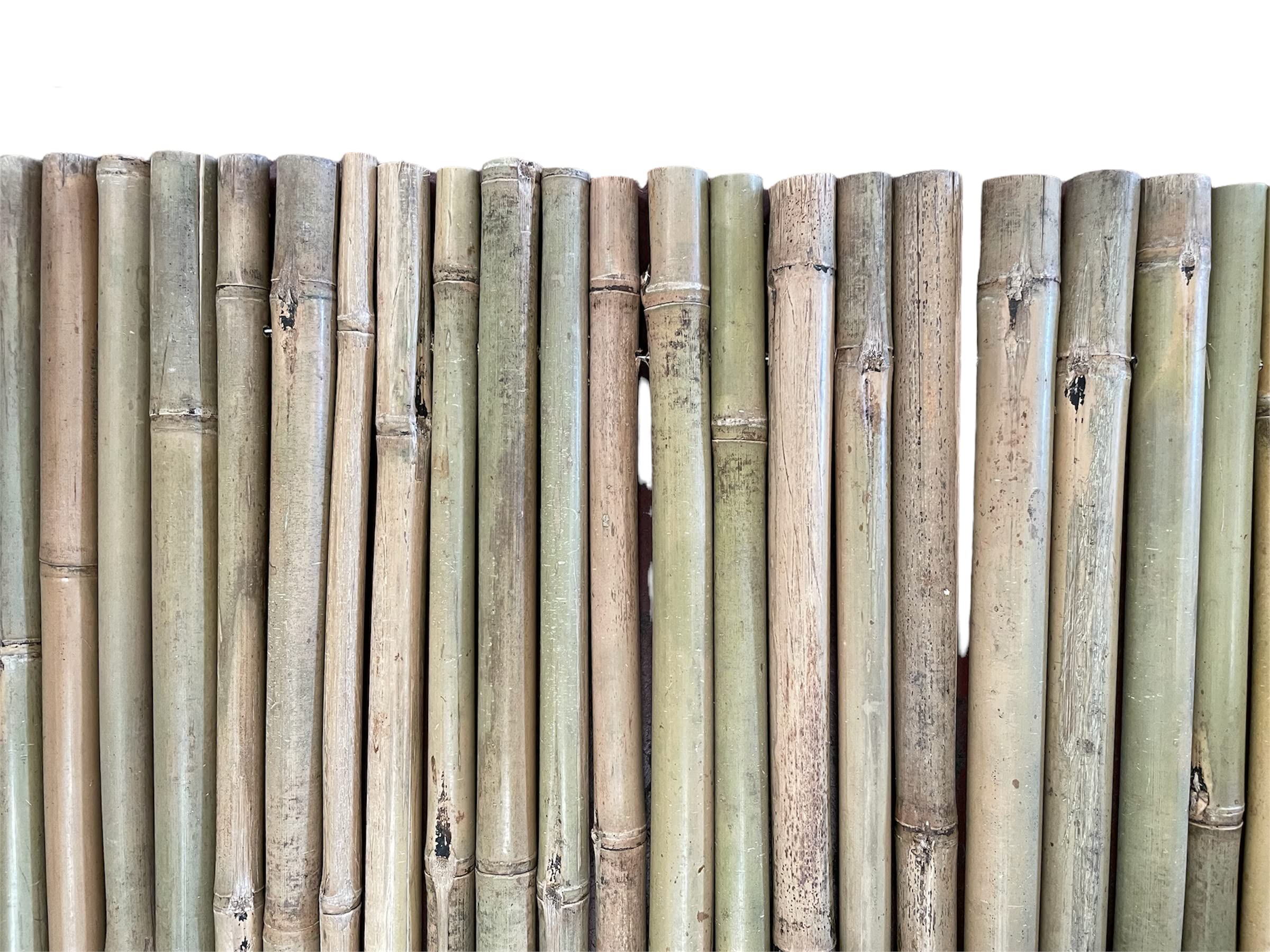 Arella in Canna di Bamboo Naturale River per Recinzioni e Coperture Privacy Ombreggiante in Rotoli (2x3 Metri)