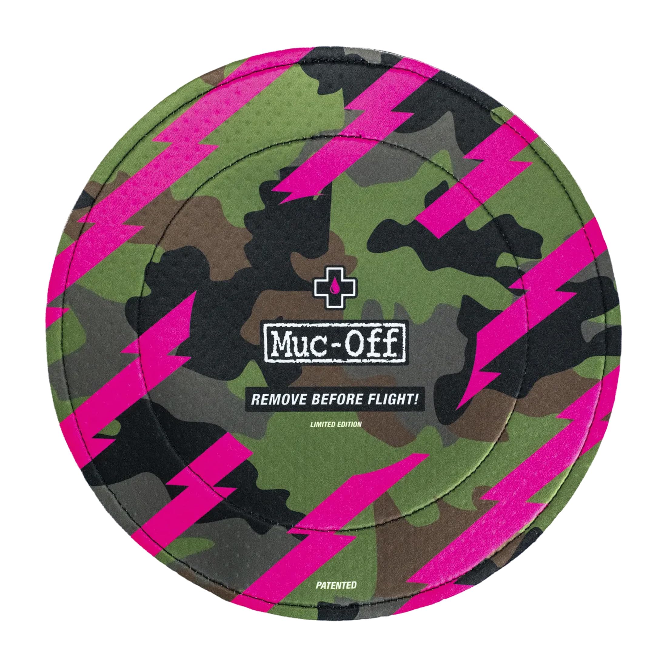 JGO.FUNDAS MUC-OFF P/DISCO DE FRENO CAMUFLAJE (2U)