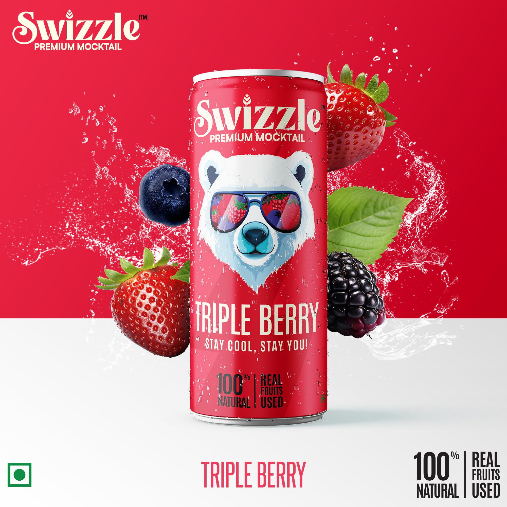 Swizzle Triple Berry | 100% Natural Berry Blend | Premium
