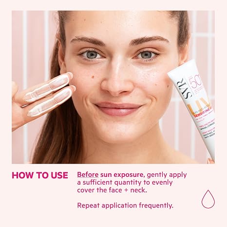 SVR SENSIFINE AR SPF 50+ Rosacea Cream, Anti-Redness Face Sunscreen 40ml