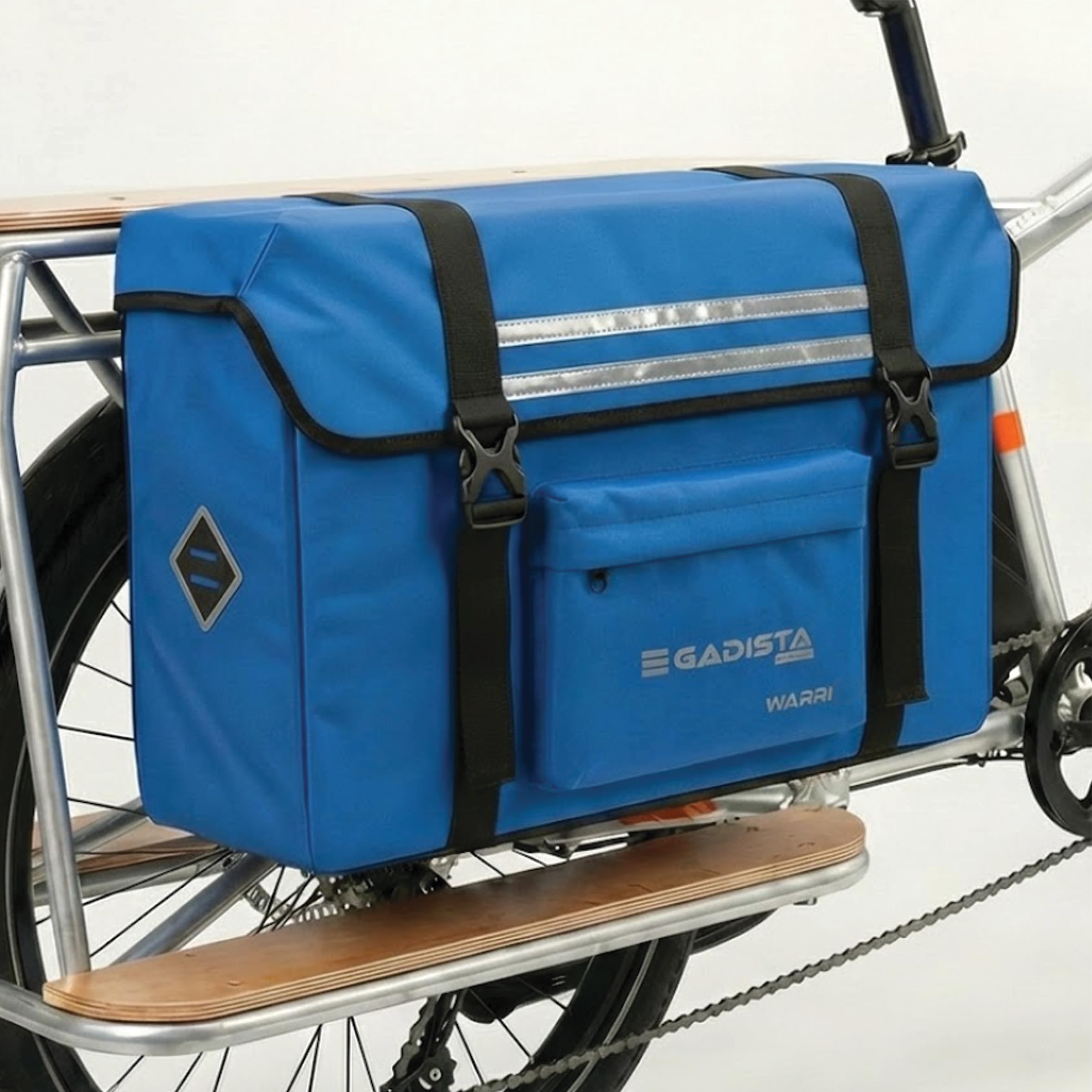 GADISTA Sacoche Vélo Cargo Longtail Porte-Bagage 35 L Imperméable | Grande capacité pour courses, livraison et transport quotidien, fixation arrière pour vélos cargo et longtail