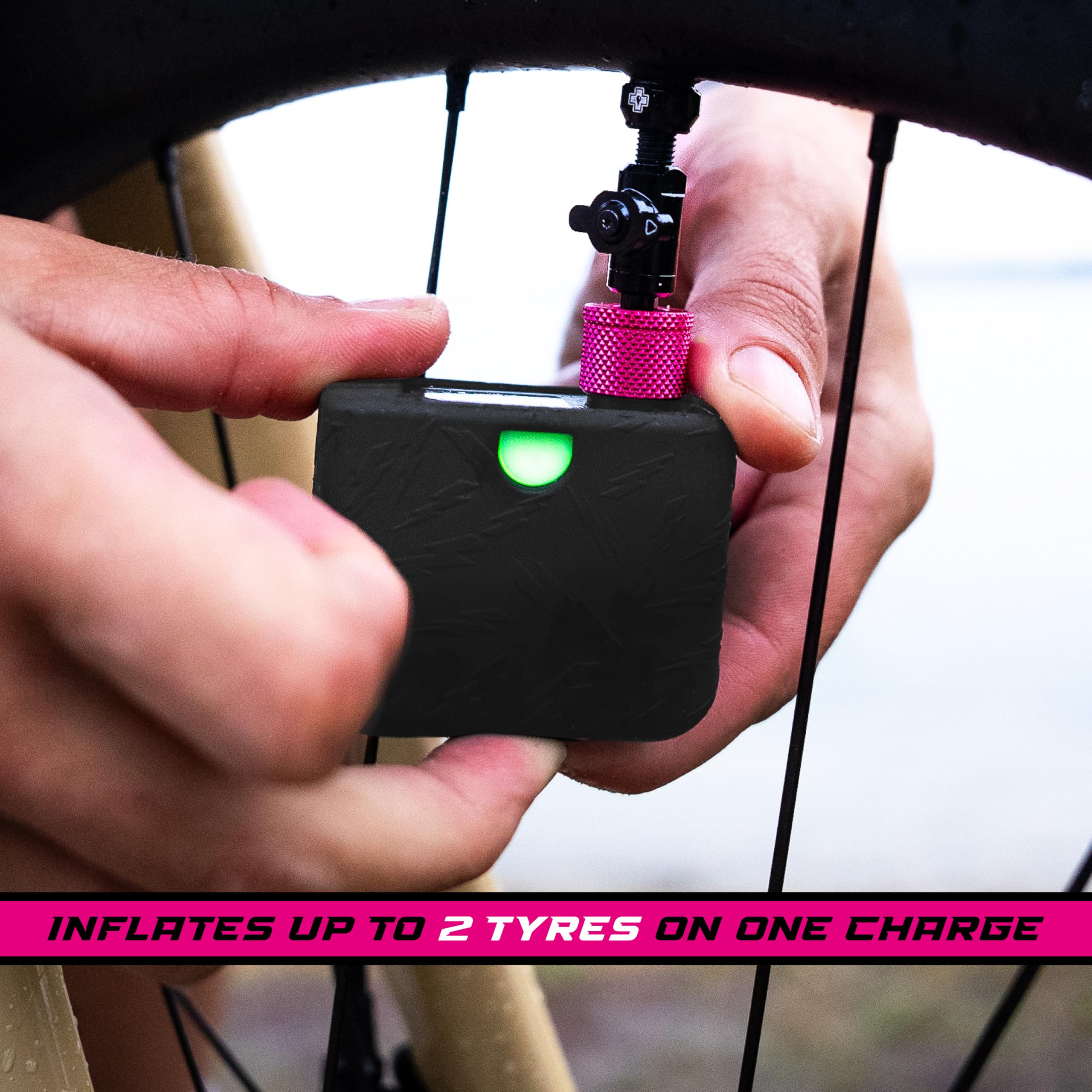 Amazon.com : Muc-Off Airmach Electric Mini Inflator - Presta