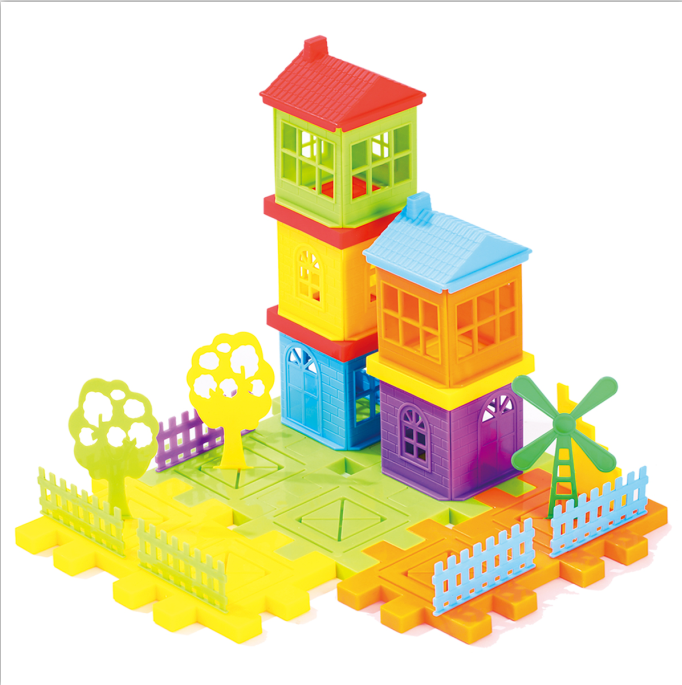 Amazon.com: KUTOI Waffle Blocks for Kids- 98 Piece Toddler