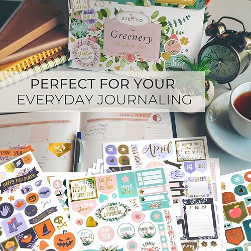 Miniatura 3 de Calcomanías estéticas para planificador de vegetación para una planificación divertida, más de 1100 impresionantes diseños mensuales de lámina