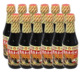Wan Ja Shan Vegetarian Mushroom Oyster Sauce 10 Oz Vegan / Pack of 12