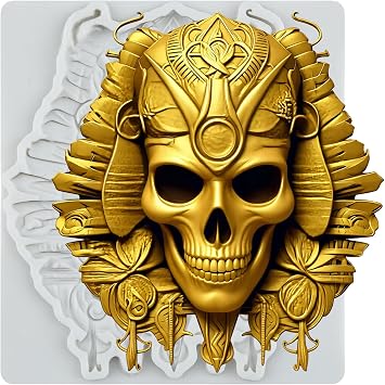 Pharaoh Art Silicone Mold Egyptian Pharaoh Fondant Molds For Cake Decorating Cupcake Topper Polymer Clay Chocolate Candy Gum Paste