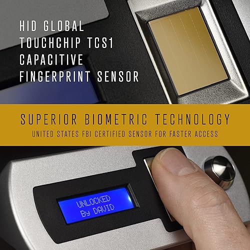 Miniatura 3 de Verifi Smart Safe S5800 Biométrico Safe con sensor de huellas dactilares certificado por el FBI