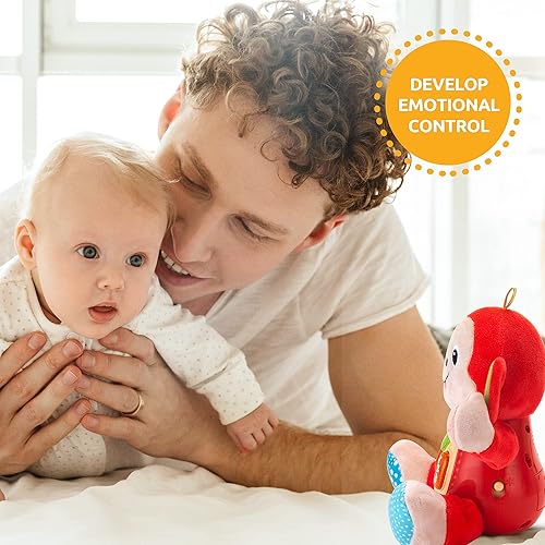 Miniatura 8 de Sleepytime Serenity Bundle: Celestial Crib Mobile & Lullaby Monkey Plush con luces calmantes y melodías