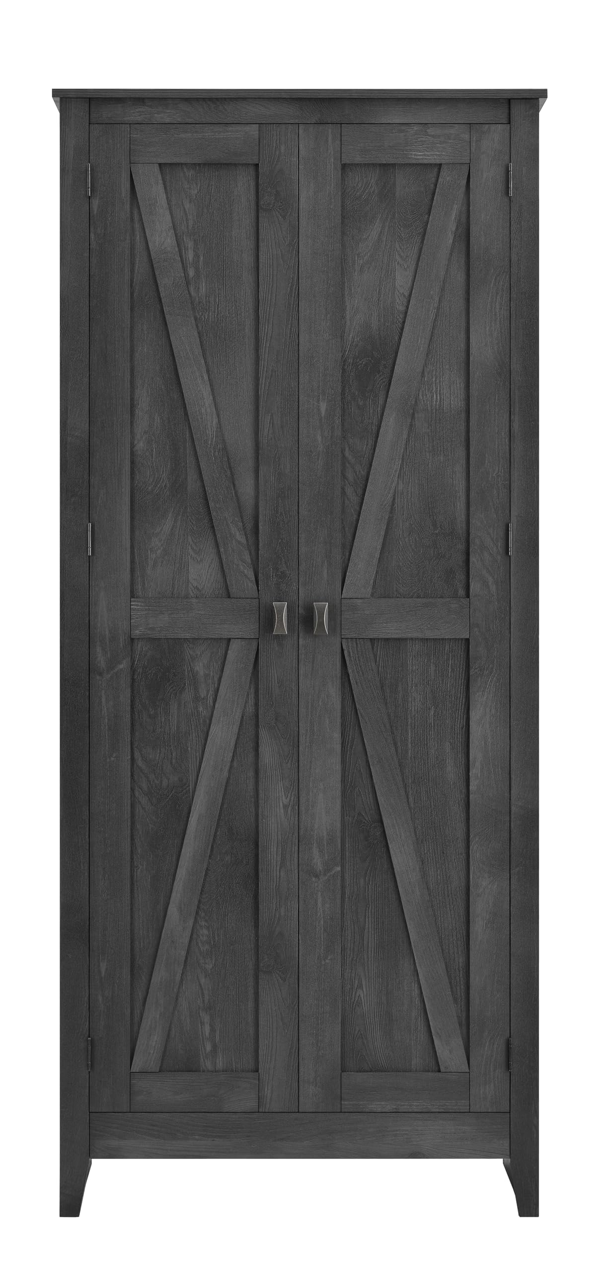SystemBuild Evolution Farmington 31.5" Wide Storage Cabinet, Rustic Gray