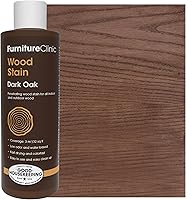 Furniture Clinic Dark Oak Wood Stain - Water-Based, Fast-Drying, Non-Toxic for Indoor & Outdoor Furniture (8.5oz/250ml)