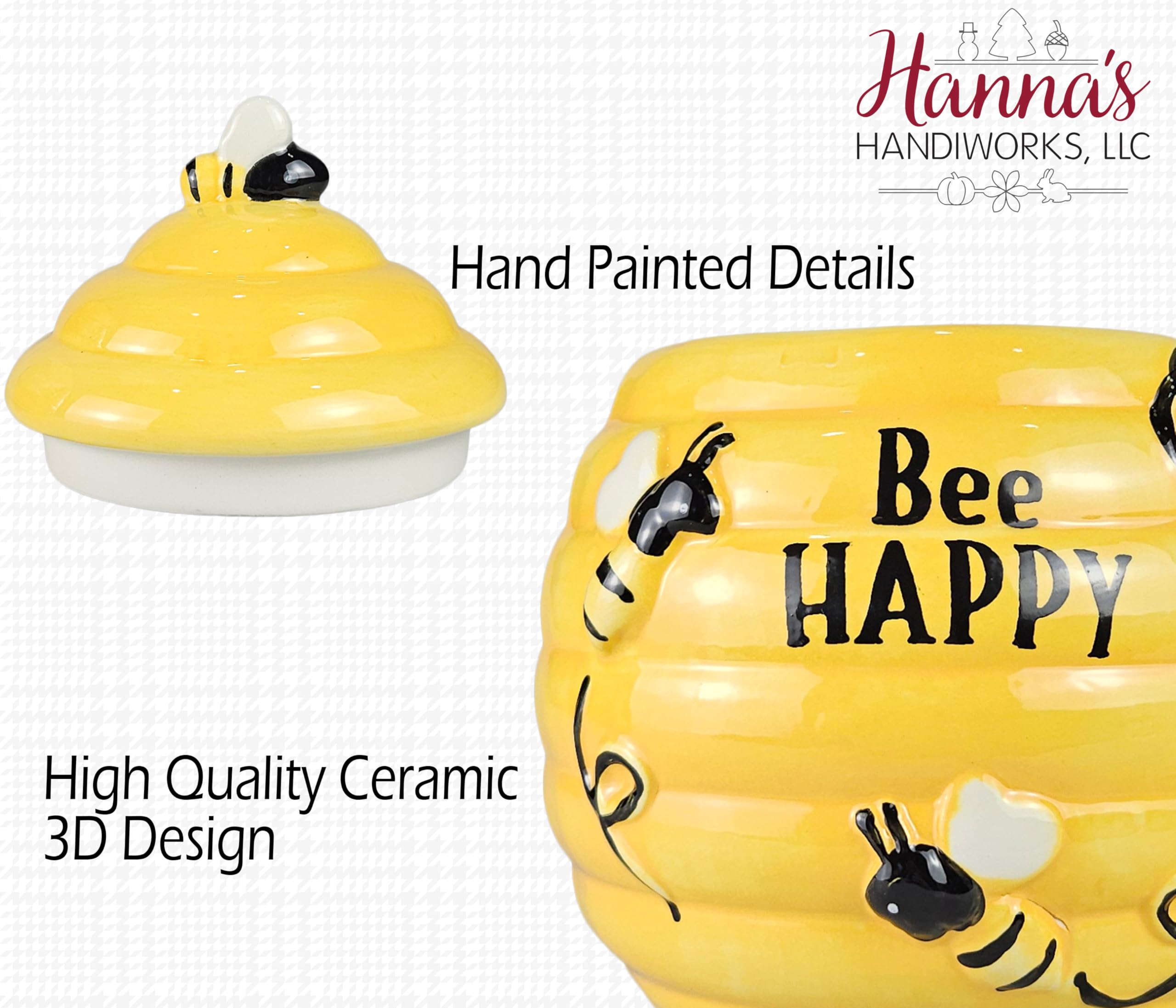 Amazon.com: Hanna's Handiworks Bee Happy Honey Hive Mini Cookie