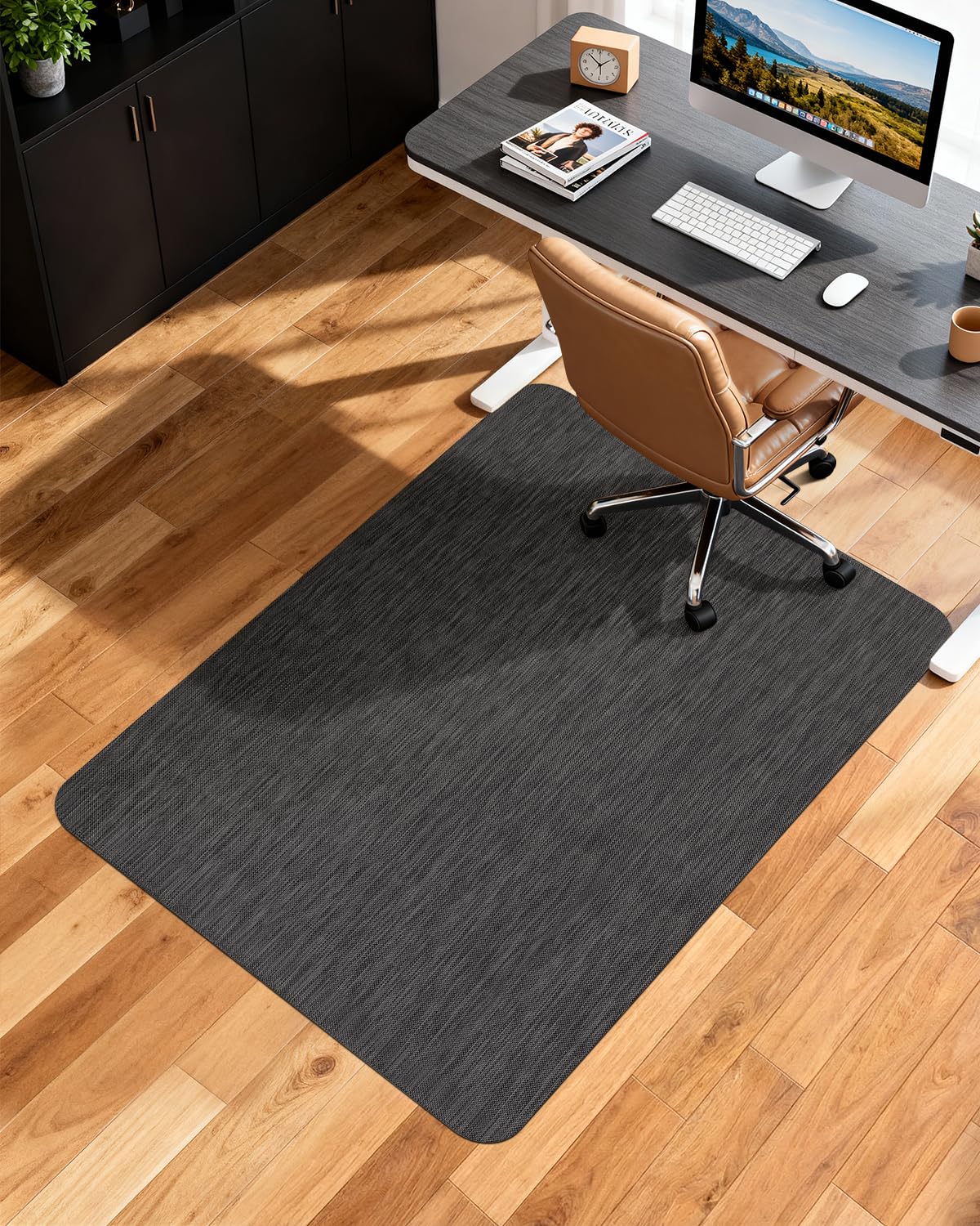 Soimeat Office Chair Mat Black