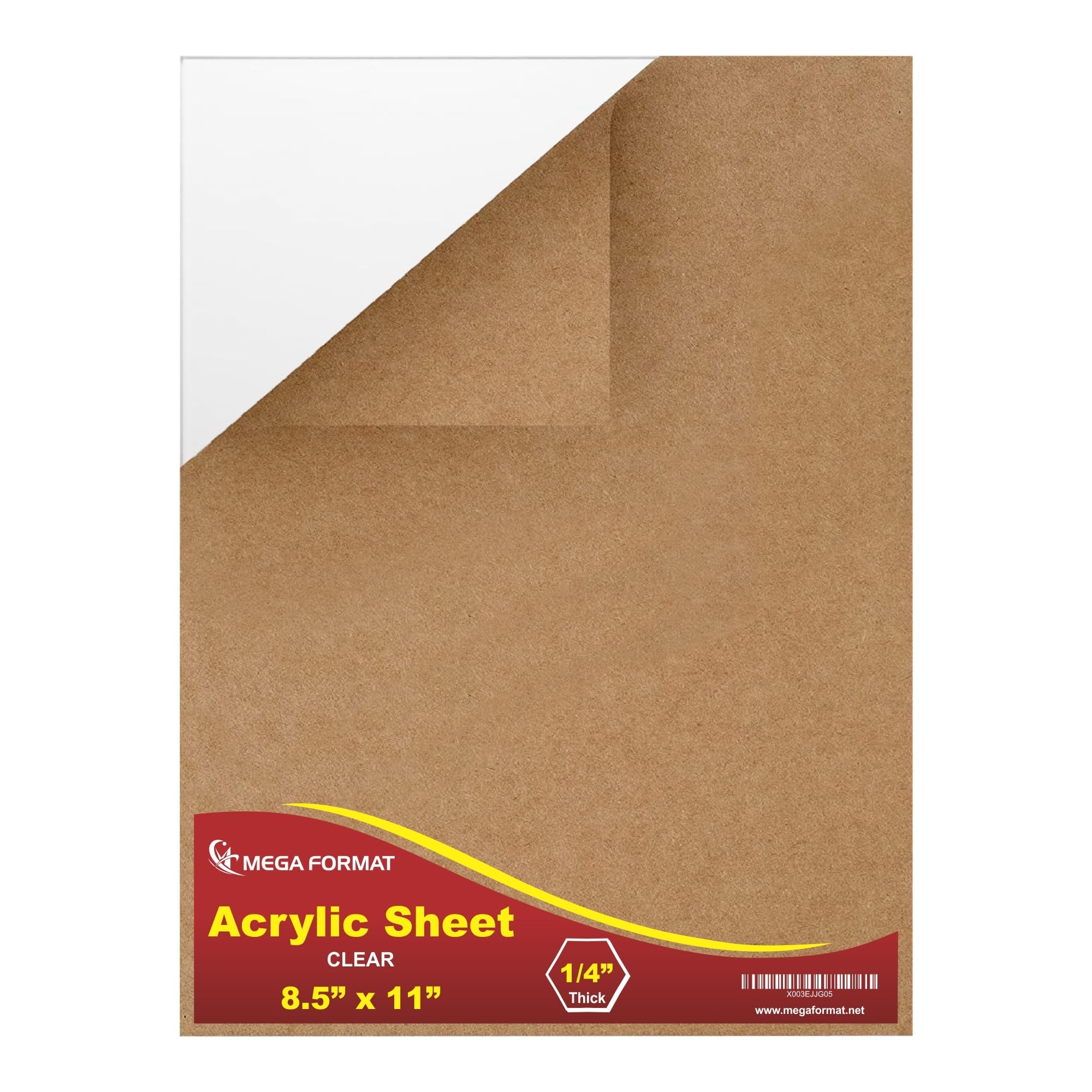 Durable Acrylic Sheets - Plexiglass for Crafts & Projects -1