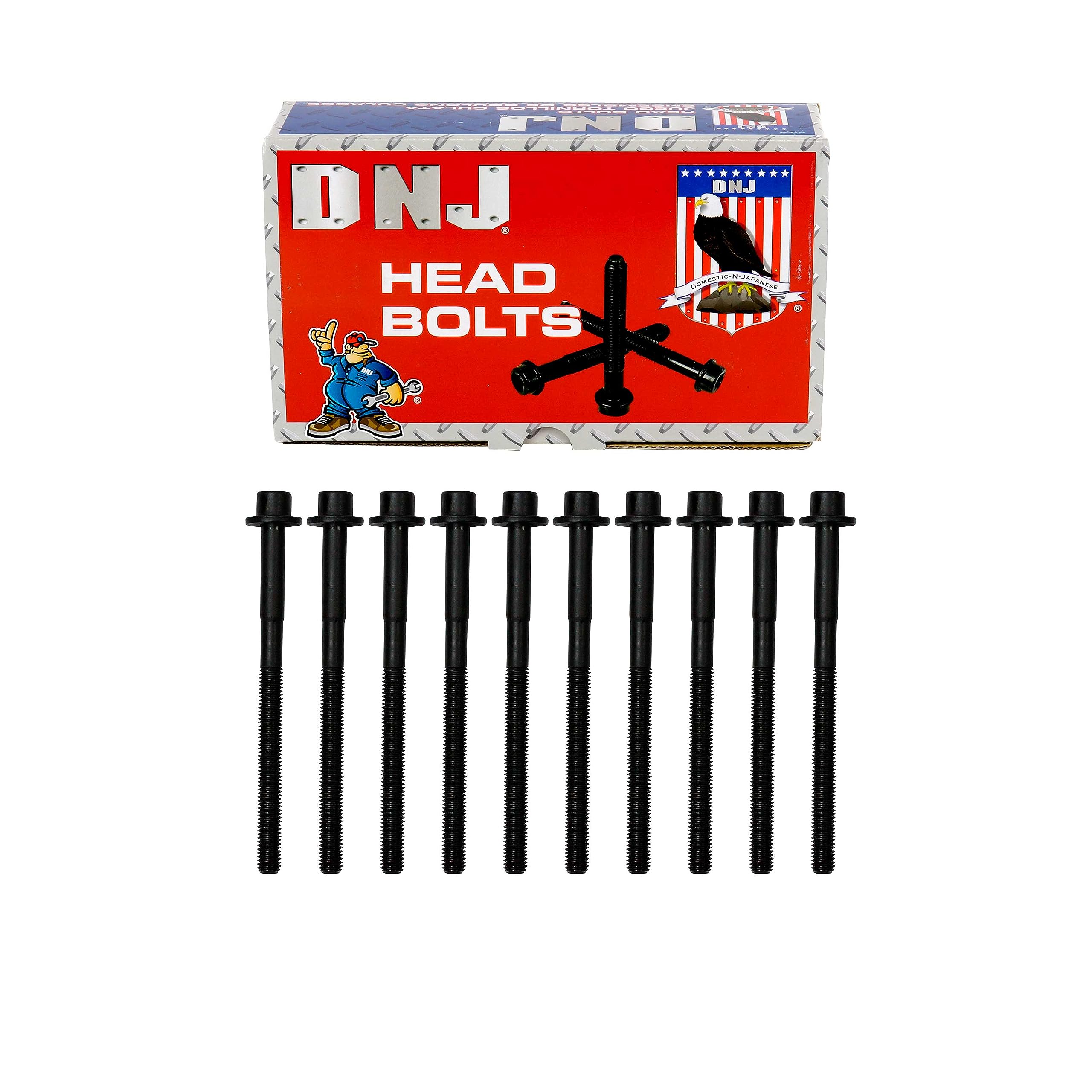 DNJ HBK195 Head Bolt Kit For 2012-2021 Hyundai & Kia 1.6L Engines
