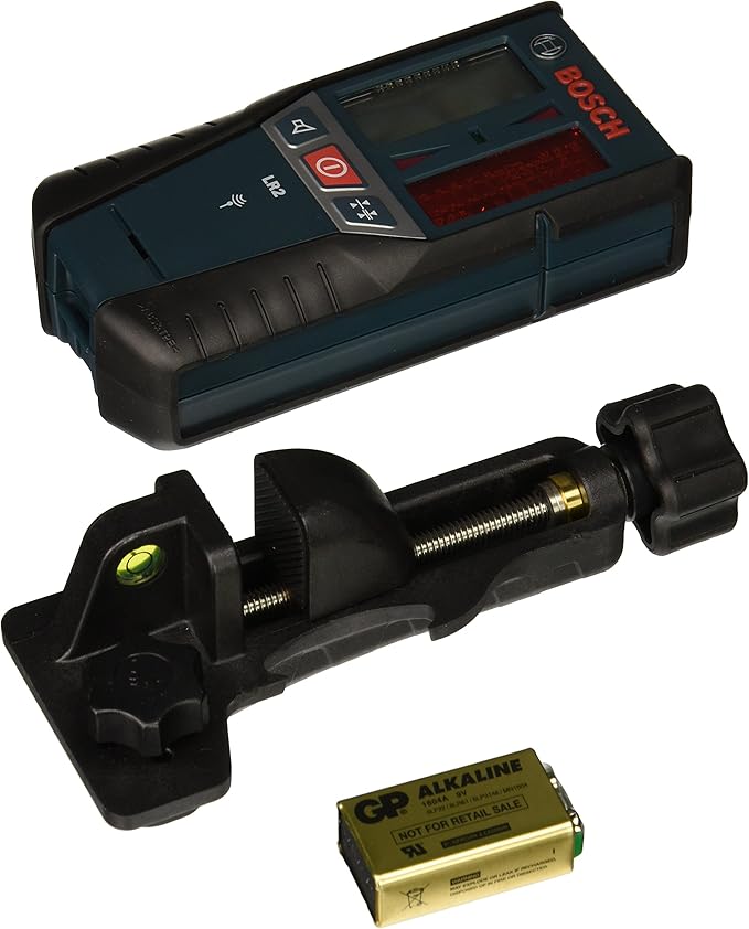 BOSCH LR2 Line Laser Detector for Pulse Lasers, Medium Construction Protractors