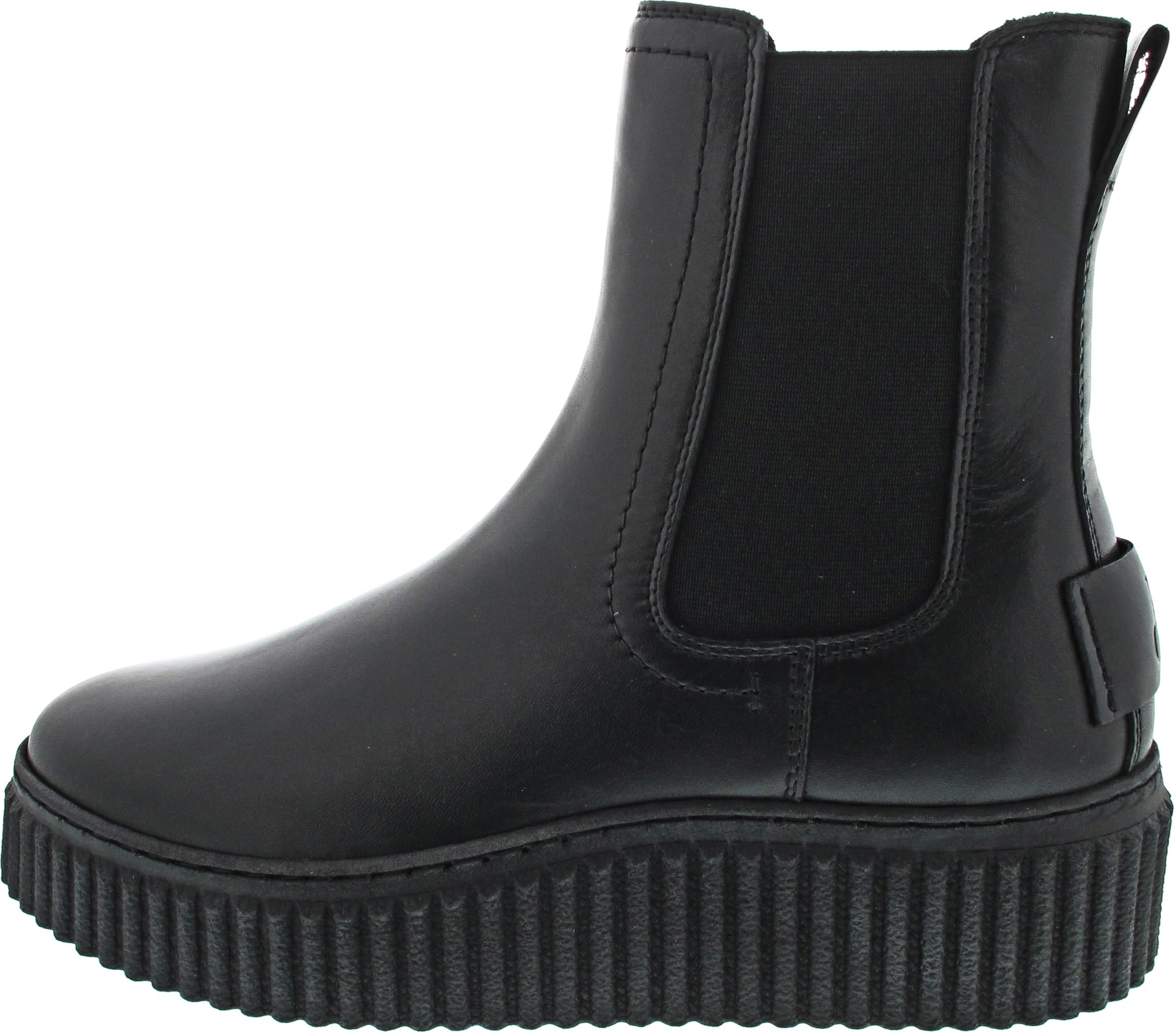 Marc O’Polo Flat Heel Chelsea Chelsea Boot Schwarz