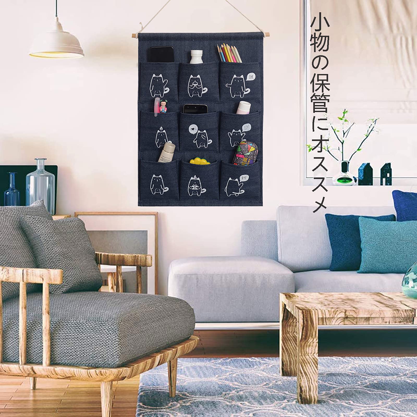 Amazon｜壁掛けポケット-ウォールポケット-ドアハンガーポケット