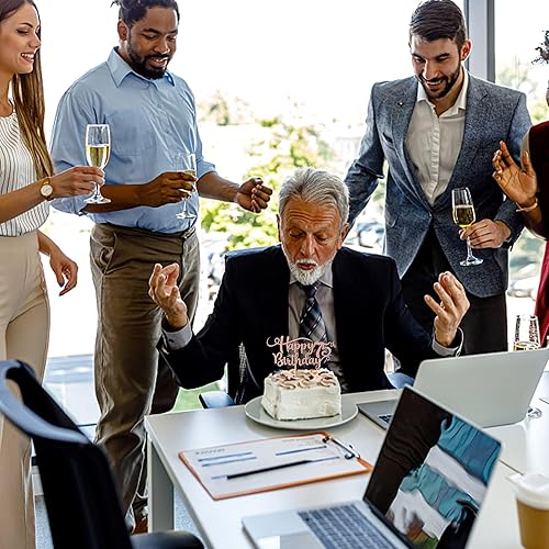 Miniatura 253 de Rsstarxi Paquete de 24 adornos rojos para cupcakes para el día de San Valentín con purpurina de corazón dulce para cupcakes, decoración de pasteles