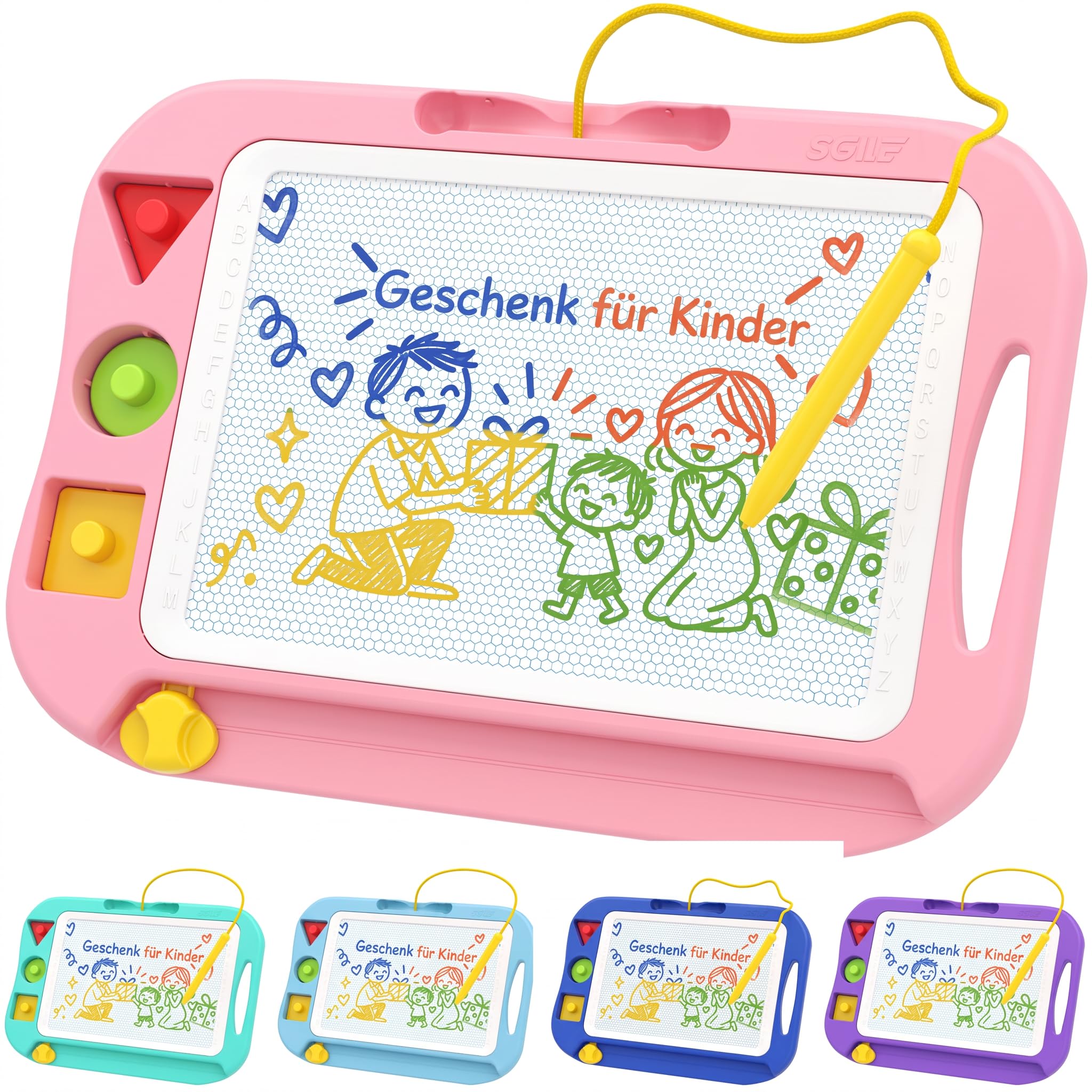 SGILE Magnetische Maltafel, Zaubertafel für Kinder, Groß 32 x 23 cm